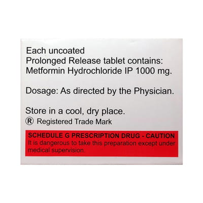 Diamet Sr 1000mg Strip Of 10 Tablets