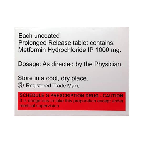 Diamet Sr 1000mg Strip Of 10 Tablets