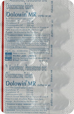 Dolowin Mr Strip Of 10 Tablets