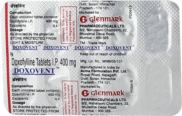 Doxovent 400mg Strip Of 10 Tablets