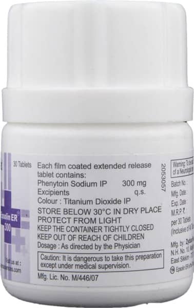 Epsolin Er 300mg Bottle Of 30 Tablets