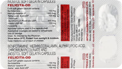 Felicita Od Strip Of 10 Capsules