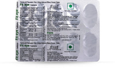 Fit Eye Strip Of 10 Tablets