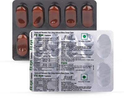Fit Eye Strip Of 10 Tablets