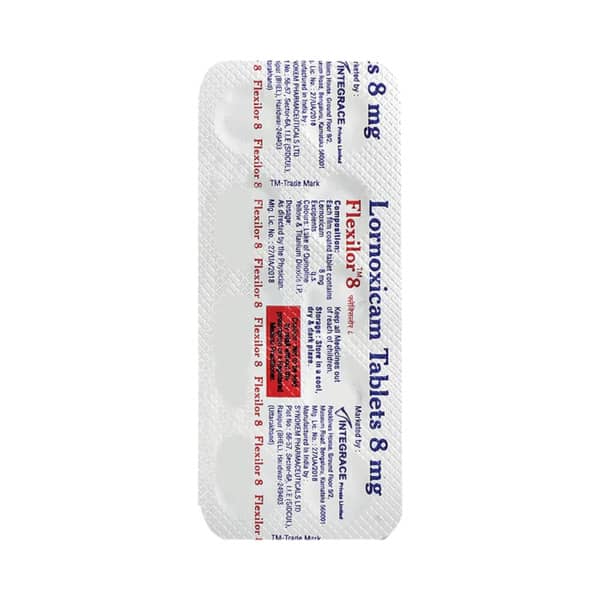 Flexilor 8mg Strip Of 10 Tablets