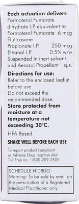 Formoflo 250mcg Packet Of 120md Transhaler