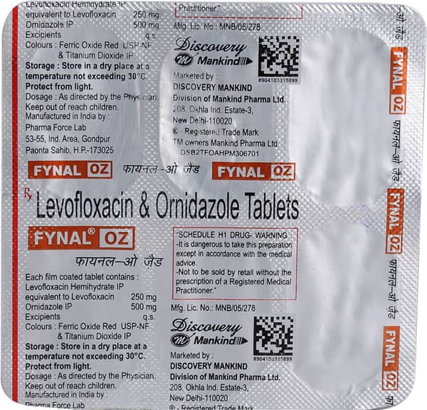 Fynal Oz Strip Of 6 Tablets