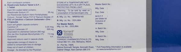 Gemitrol Kit Strip Of 7 Capsule & Tablet Combikit