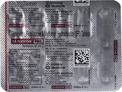 Glimestar Pm 2mg Strip Of 10 Tablets