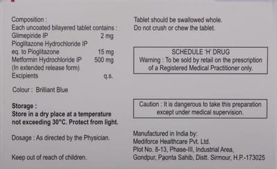 Glimestar Pm 2mg Strip Of 10 Tablets