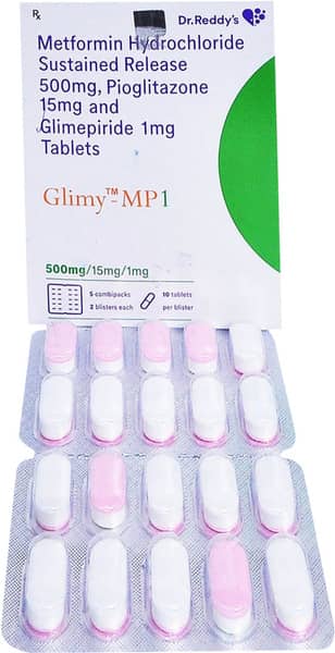Glimy Mp1 Strip Of 10 Tablets