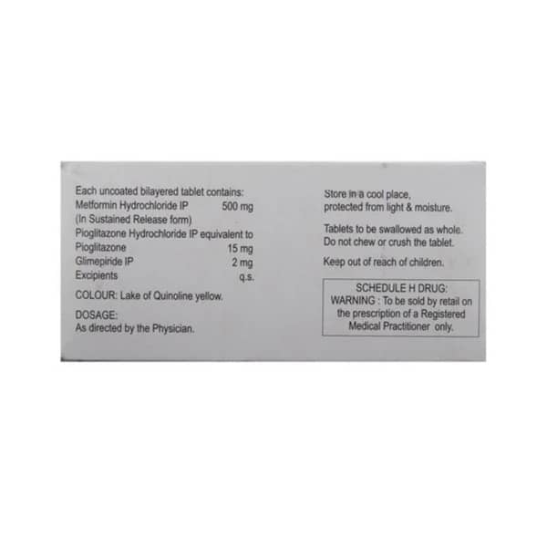 Glimy Mp 2mg Strip Of 10 Tablets