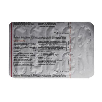 Glimy Mp 2mg Strip Of 10 Tablets