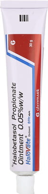 Halovate 0.05% Tube Of 30gm Ointment