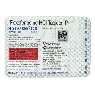 Histafree 120 Tablet