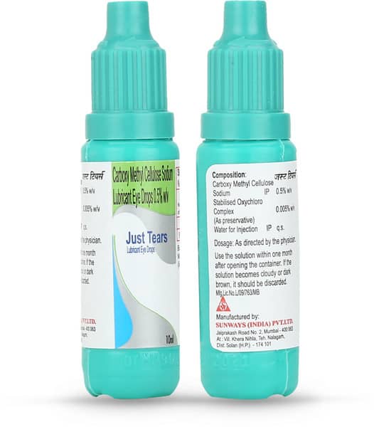 जस्ट टीयर्स 0.5% की बोतल 10एमएल आई ड्राप