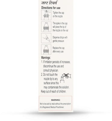 Just Tears 0.5% Bottle Of 10ml Eye Drops