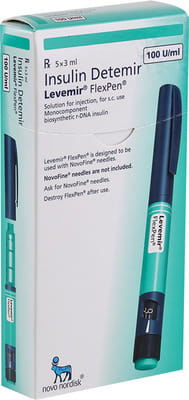 Levemir Flexpen 100iu Pre Filled Pen Of 3ml Solution For Injection