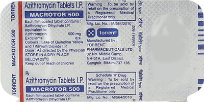 Macrotor 500mg Tablet