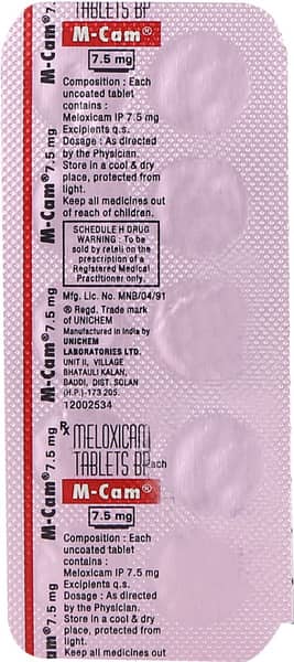 Mcam 7.5mg Strip Of 10 Tablets