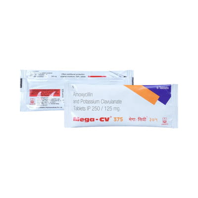 Mega Cv 375mg Strip Of 6 Tablets