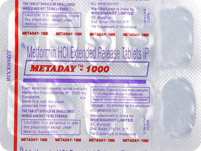 Metaday 1gm Strip Of 10 Tablets