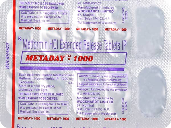 Metaday 1gm Strip Of 10 Tablets