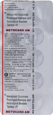 Metocard Am Strip Of 10 Tablets