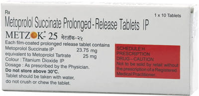 Metzok 25mg Strip Of 10 Tablets