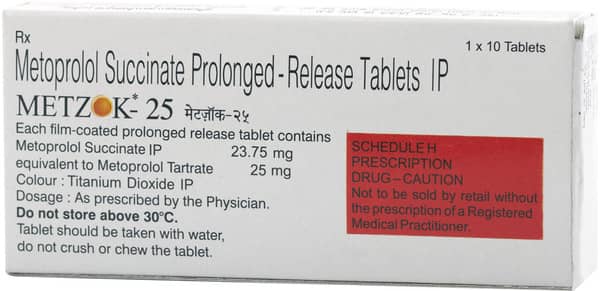 Metzok 25mg Strip Of 10 Tablets