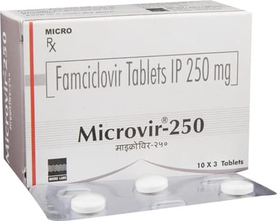 Microvir 250mg Strip Of 3 Tablets