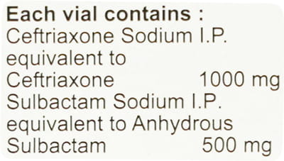 Milibact 1.5gm Dry Vial Of 1 Powder For Injection