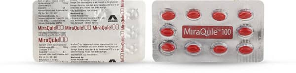 Miraqule 100mg Strip Of 10 Capsules