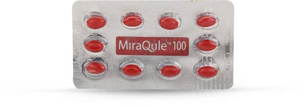 Miraqule 100mg Strip Of 10 Capsules