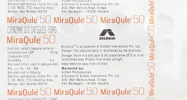 Miraqule 50Mg Strip Of 10 Capsules