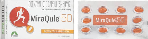 Miraqule 50Mg Strip Of 10 Capsules