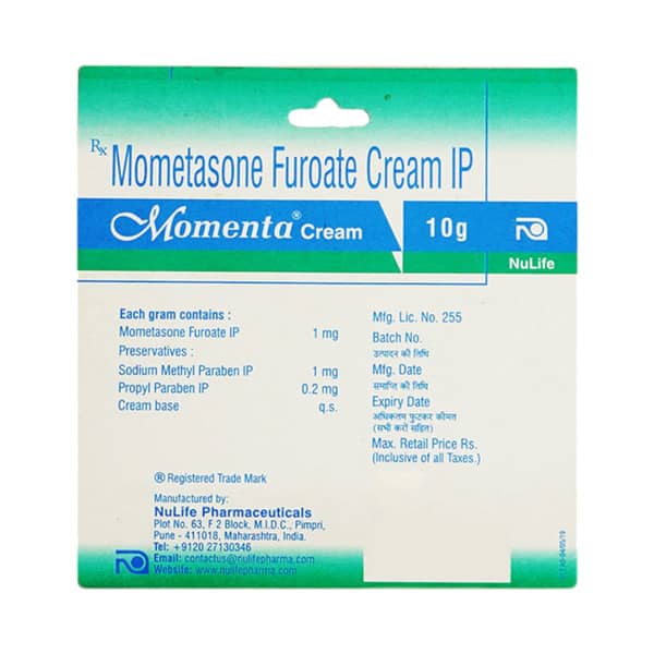 Momenta Tube Of 10gm Cream