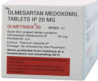 Olmetrack 20mg Strip Of 10 Tablets