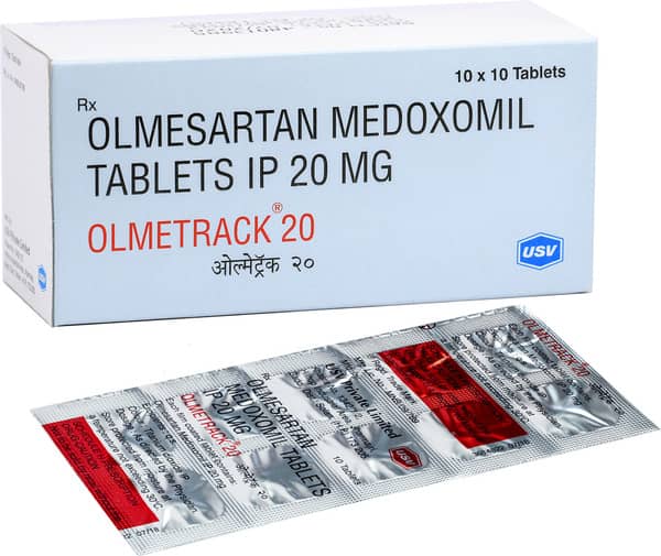 Olmetrack 20Mg Strip Of 10 Tablets