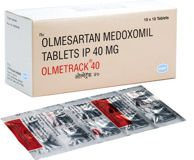 Olmetrack 40mg Strip Of 10 Tablets