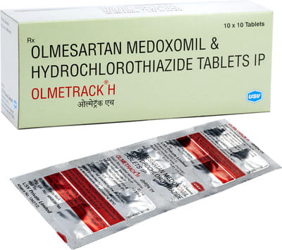 Olmetrack H 20mg Strip Of 10 Tablets