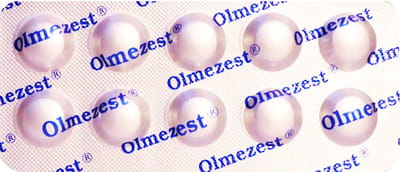 ओल्मिज़ेस्ट 20एमजी 40 टैबलेट्स की स्ट्रिप
