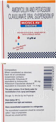 Moxclav Bottle Of 10ml Oral Drops