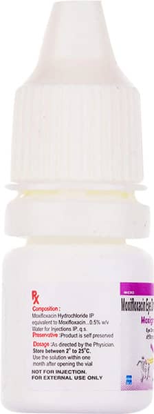 Moxigram 0.5% Bottle Of 5ml Eye Drops