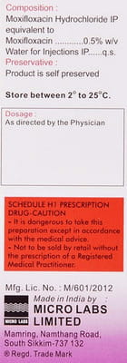 Moxigram 0.5% Bottle Of 5ml Eye Drops