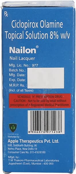Nailon Bottle Of 5ml Nail Lacquer