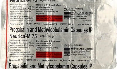 Neurica M 75mg Strip Of 10 Capsules