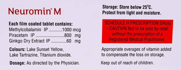 Neuromin M Strip Of 10 Tablets