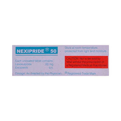 Nexipride 50mg Strip Of 10 Tablets