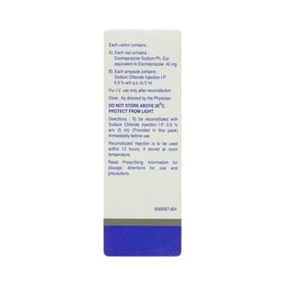 Nexpro Iv 40mg Dry Vial Of 1 Powder For Injection